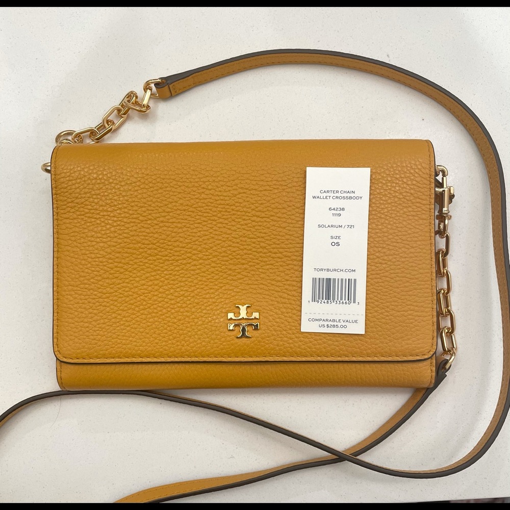 Tory Burch carter chain wallet crossbody